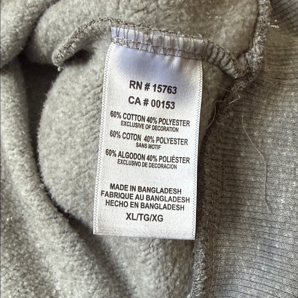 Champion Men’s XL Gray Crewneck Sweatshirt Auburn Tigers Logo - Picture 5 of 5